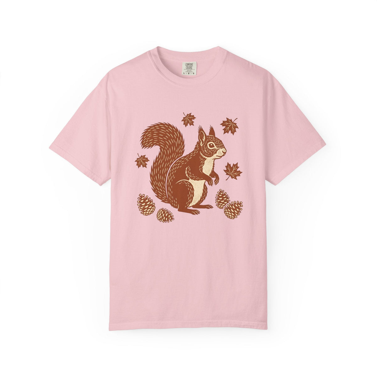 Squirrel Drawing Shirt Animals Nature Unisex Gift Ethnic product image 3