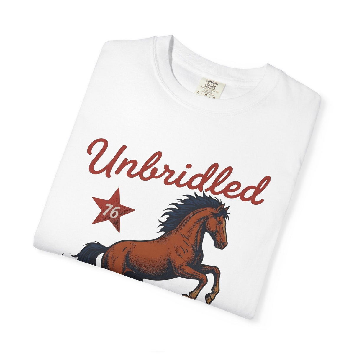 Bucking Horse Shirt America Flag Unisex Gift Retro Tee product image 5