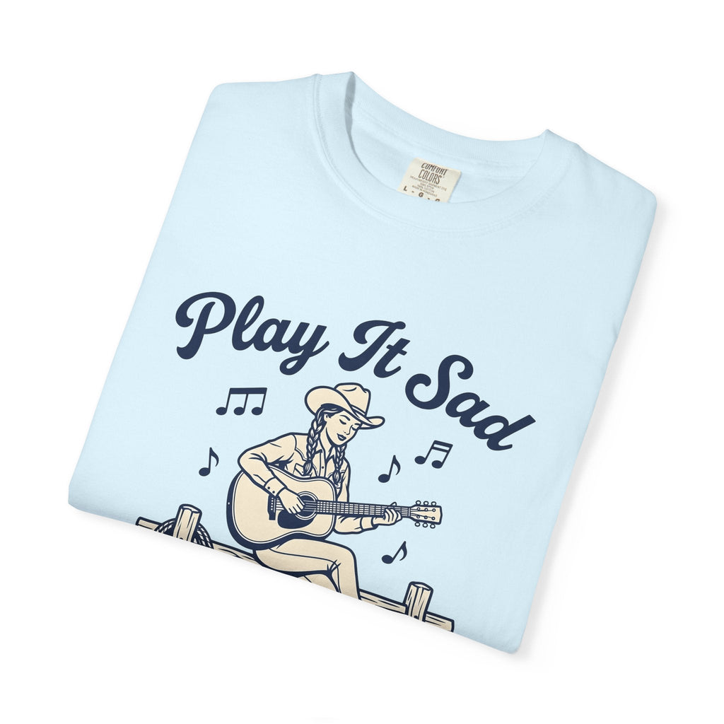 Cowgirl Guitar Shirt Rustic Gift for Women Line Drawing Tee product image 8