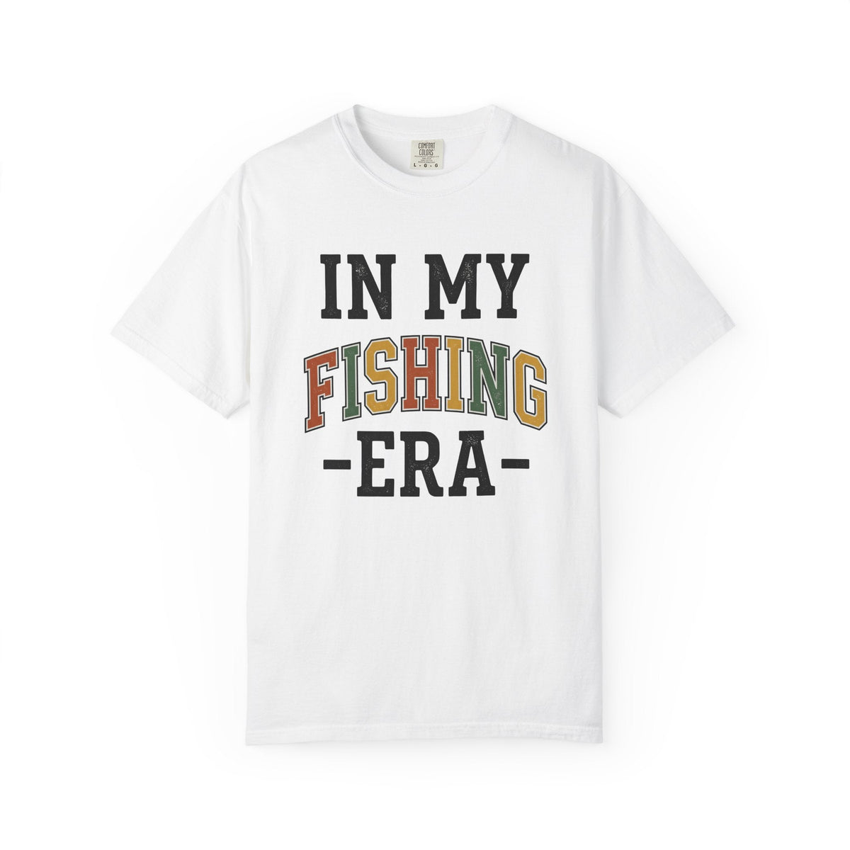 Varsity Patch Text Shirt Fishing Adventure Unisex Gift product image 1