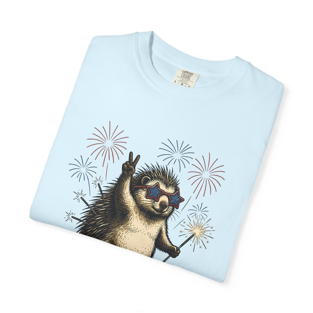 Porcupine Shirt 4th Of July Independence Gift Women Classic product image 8