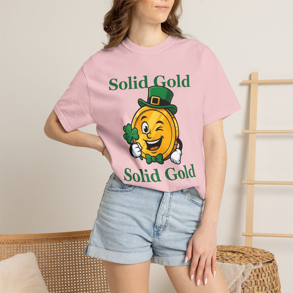 Gold Currency Figure Shirt St Patrick's Day Luck Unisex product image 12