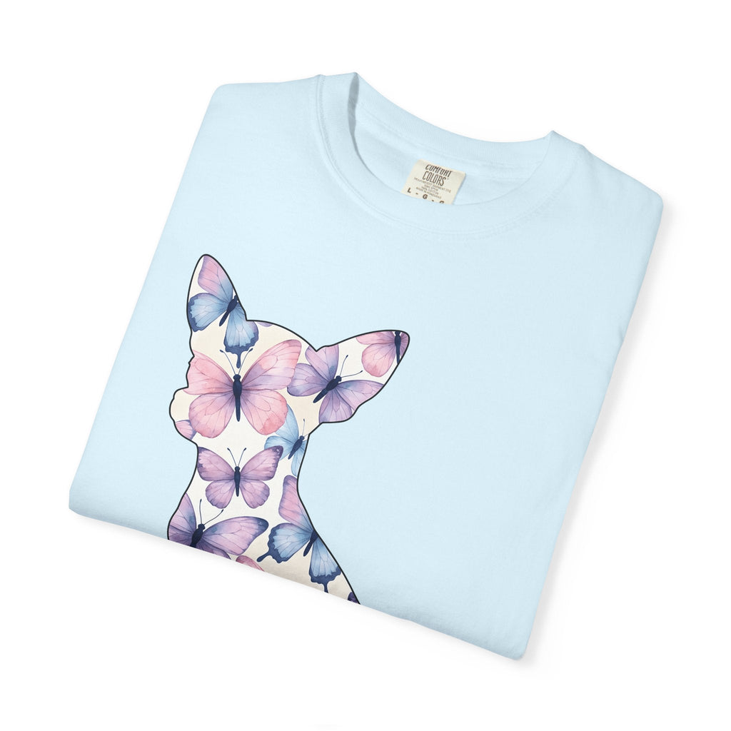 Chihuahua Butterfly Design Shirt Dog Fauna Gift Women product image 8