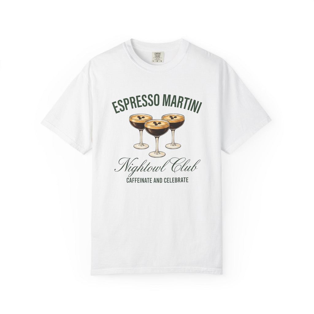Coffee Martini Shirt Beverages Unisex Gift Line Art Tee product image 1