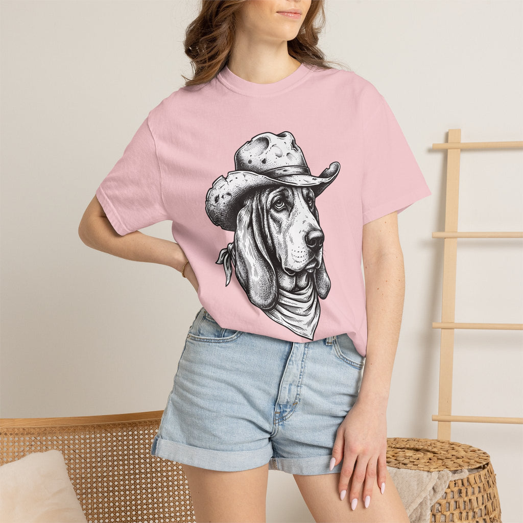 Basset Hound Western Shirt Dog Cowboys Unisex Gift Sketch product image 12