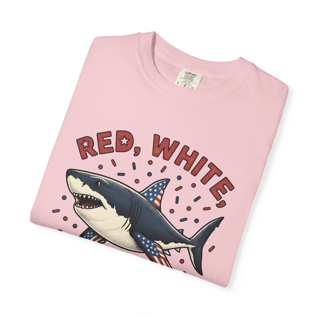Freedom Shark Shirt 4th Of July Creatures Gift Women product image 11