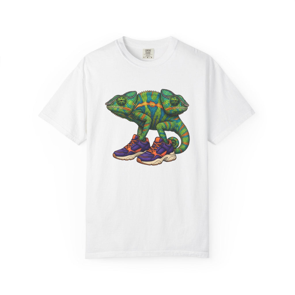 Chameleon Sneakers Shirt Animals Reptile Unisex Gift Vibrant Graphic Tee Custom