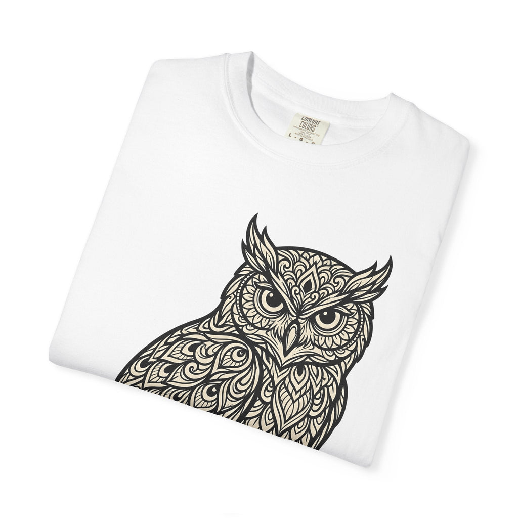 Owl Design Shirt Animals Wildlife Unisex Gift Bohemian Tee product image 5