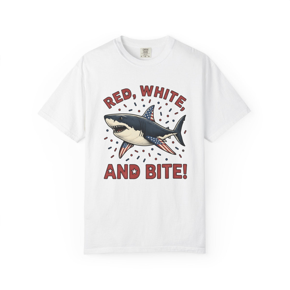 Freedom Shark Shirt 4th Of July Creatures Gift Women product image 1