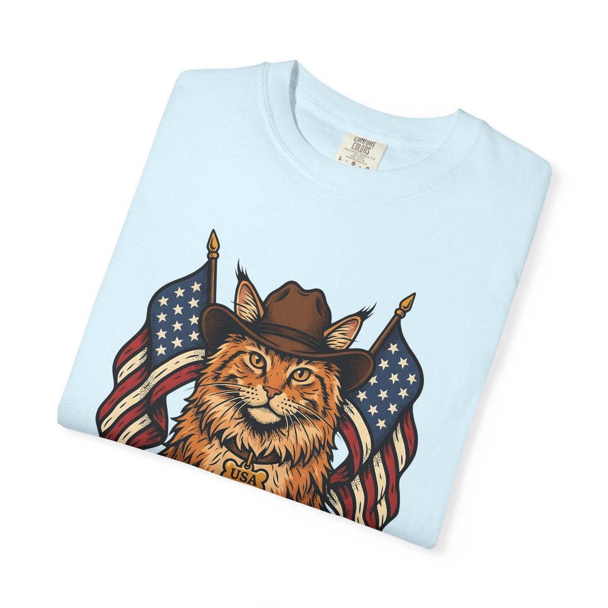 Cowboy Cat Vintage T-Shirt – Patriotic 4th of July Kitty product image 8
