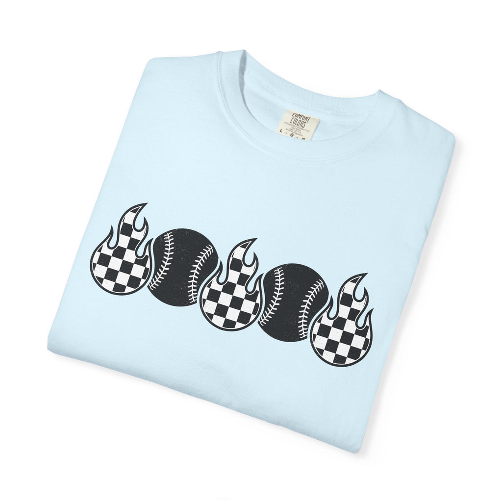 Baseball Flames Shirt Moms Competition Gift for Women product image 8