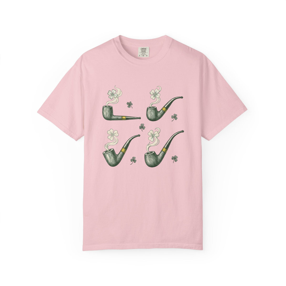 Tobacco Pipe Clover Shirt St Patrick's Day Celtic Unisex product image 3