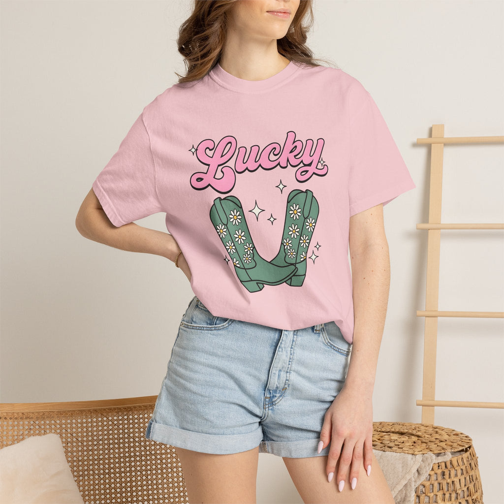Leather Boots Shirt Cowgirl Country Gift Women Animated Tee product image 12