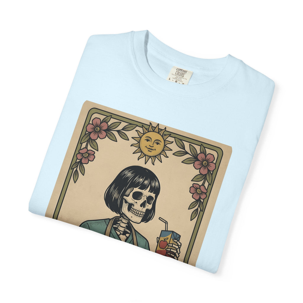Skeleton Professor Tarot Card T-Shirt – Funny Halloween product image 9