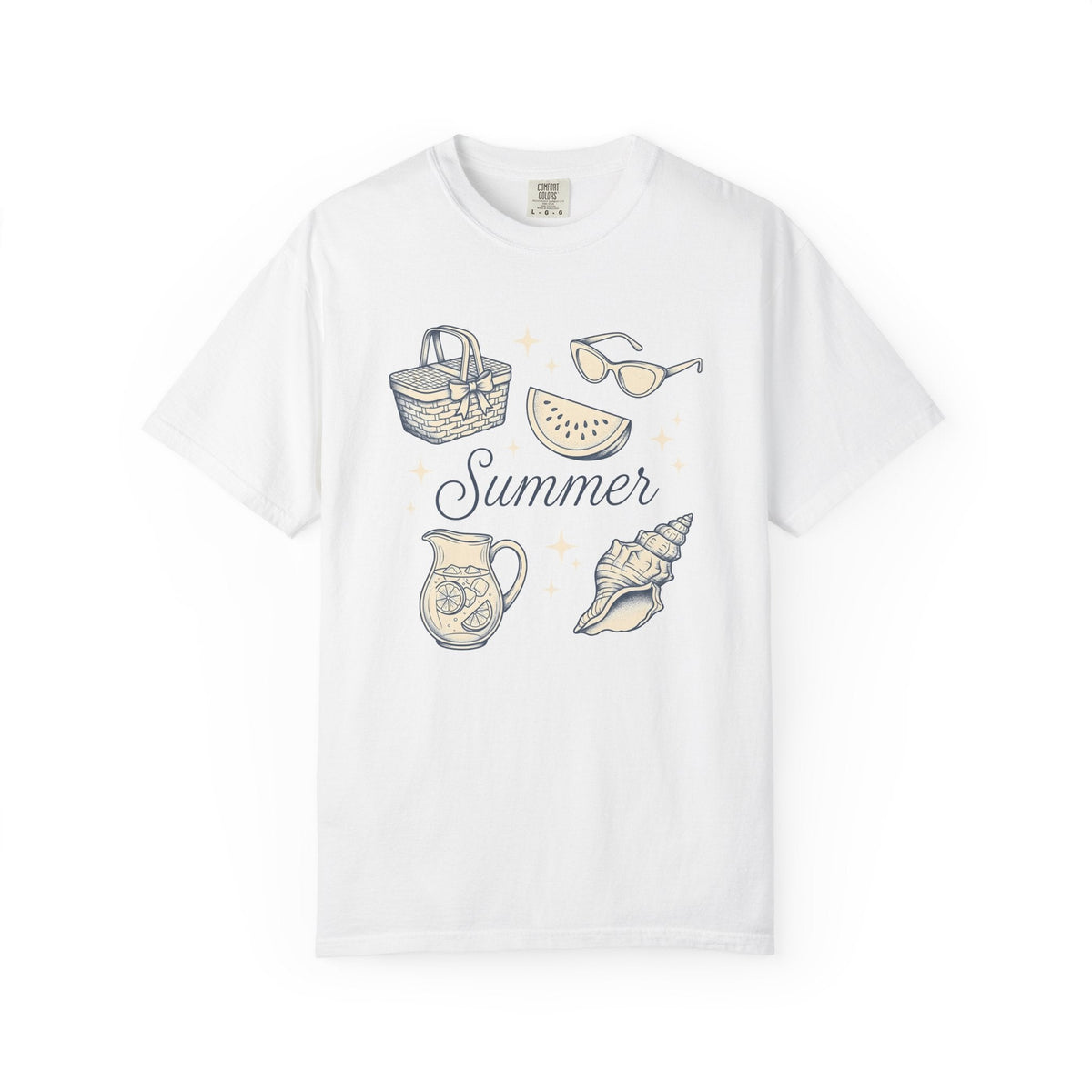 Summer Signs Shirt Getaway Unisex Gift Hand Drawn Tee product image 1