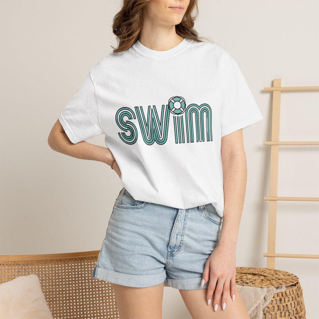Swim Quote Shirt Swimming Coast Unisex Gift Modern Tee product image 6