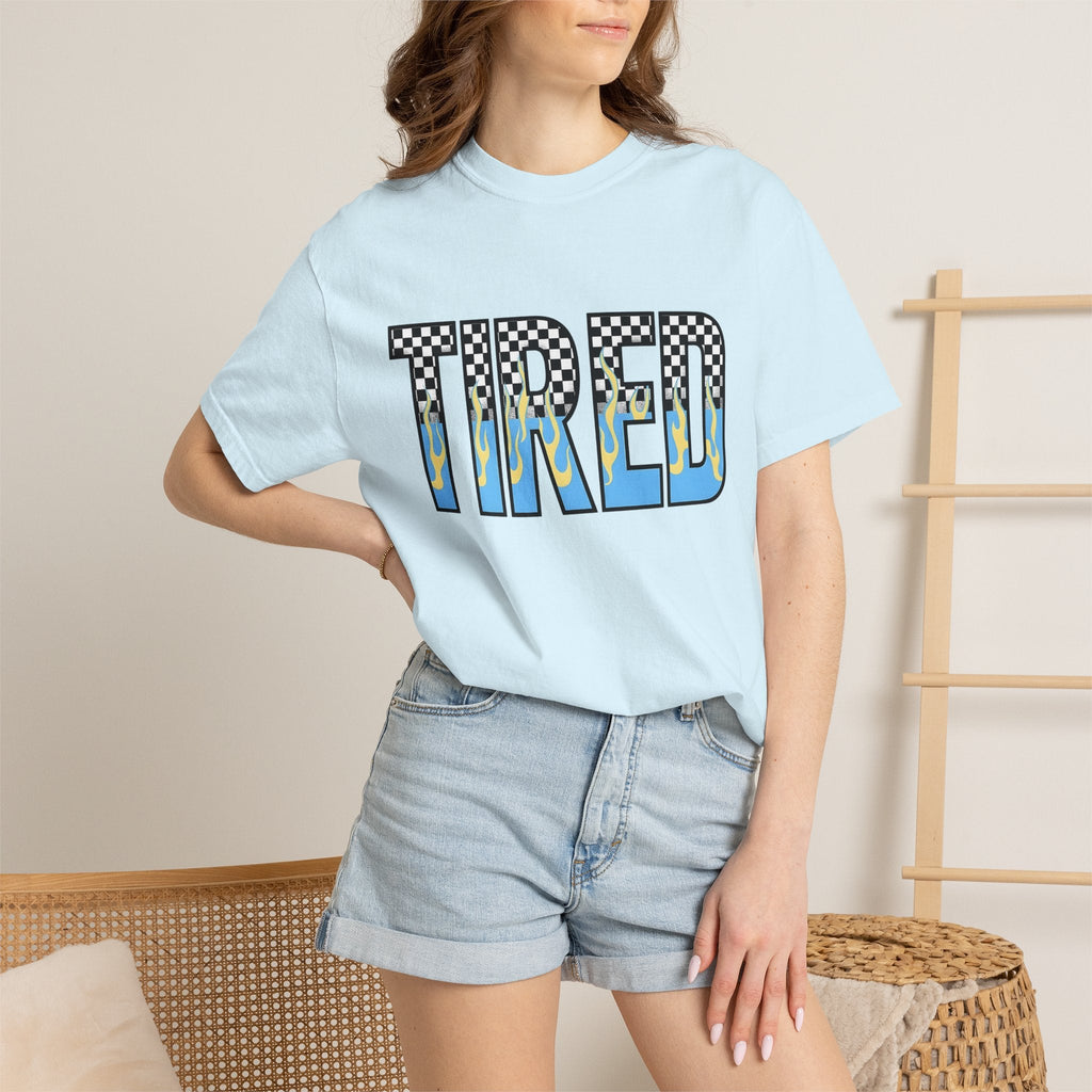 Checkered Fire Lettering Shirt Moms Comedy Gift for Women product image 9