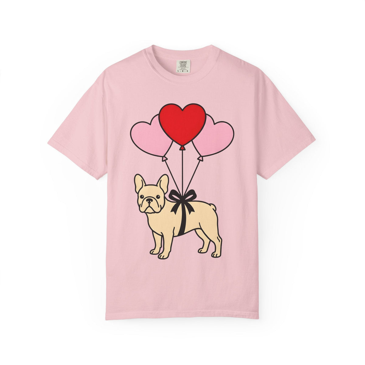 French Bulldog Shirt St. Valentine's Day Puppies Unisex product image 3