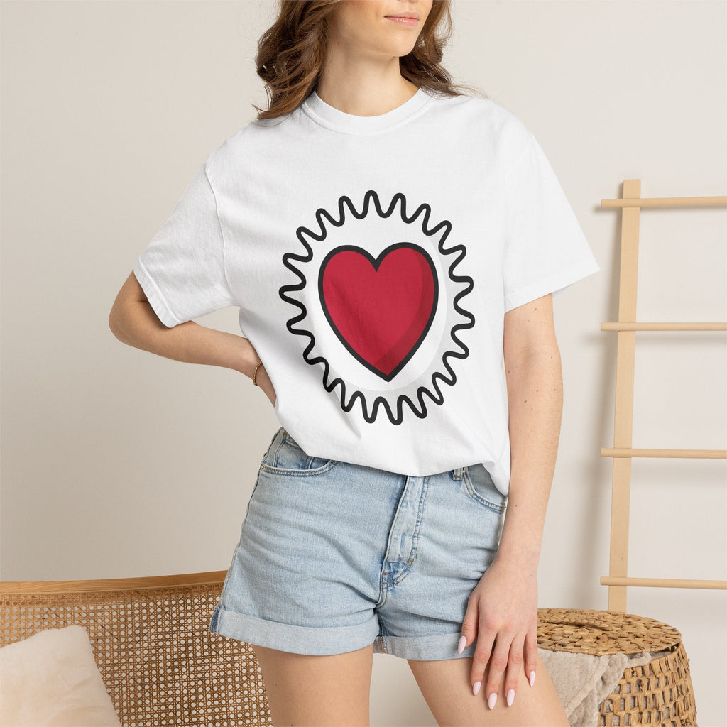 Heart Graphic Shirt Boho Chic Love Unisex Gift Bold Tee product image 6