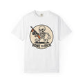Skull Mobster Comic T-Shirt – Halloween Gangster Bones product image 1