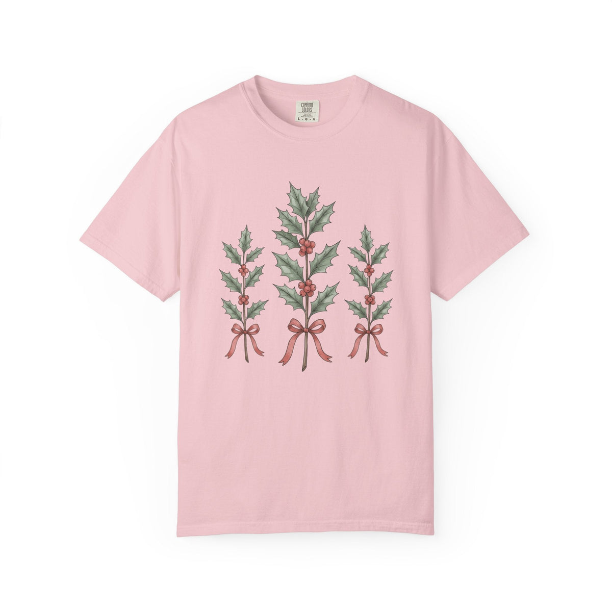 Festive Greenery Shirt Christmas Event Unisex Gift Leaf Art product image 3