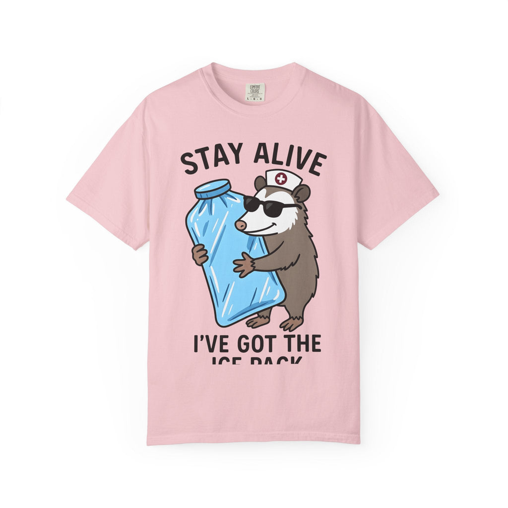 Opossum Nurse Shirt Nurses Humor Unisex Gift Cartoon Tee product image 3