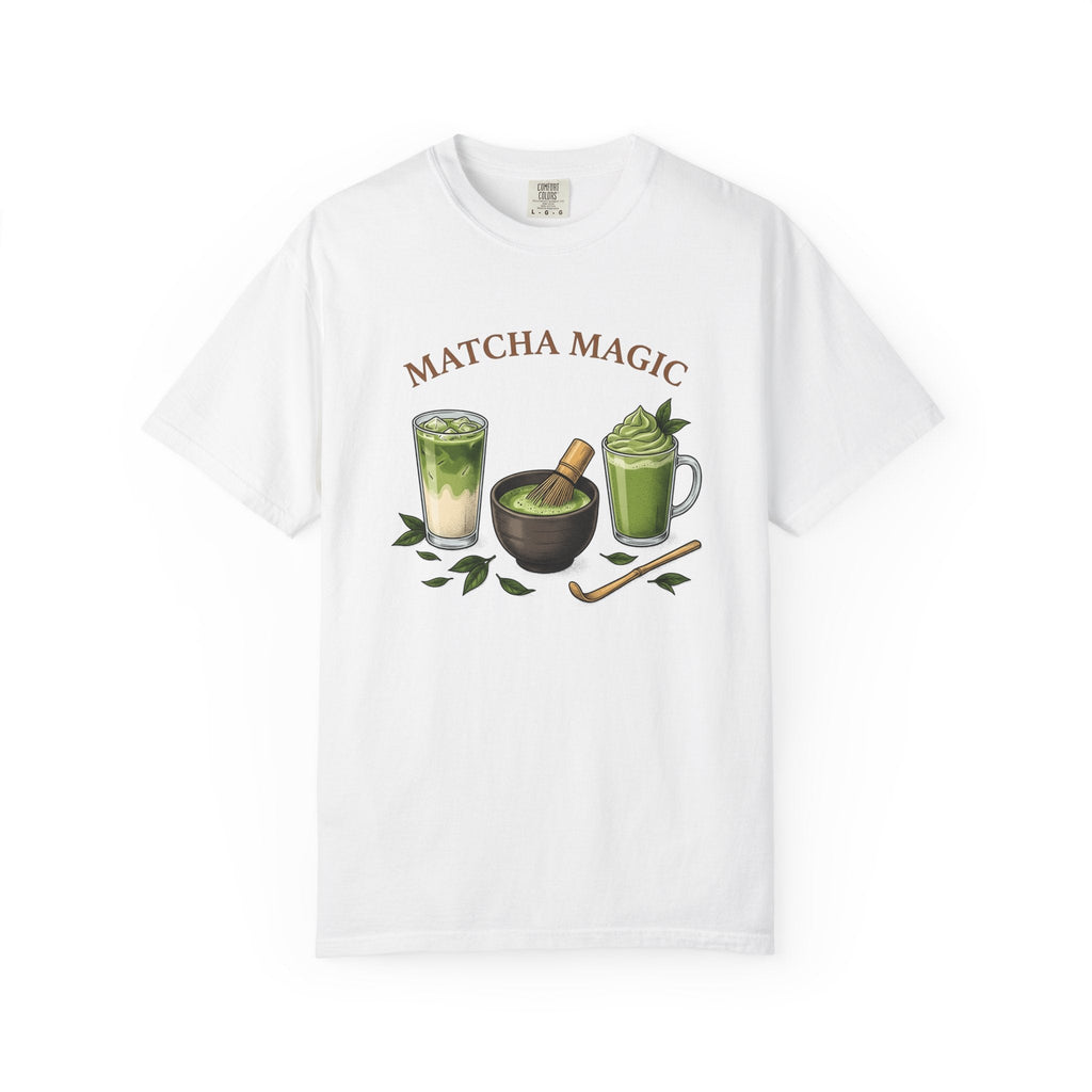 Matcha Latte Shirt Coffee Cooking Unisex Gift Old School product image 1
