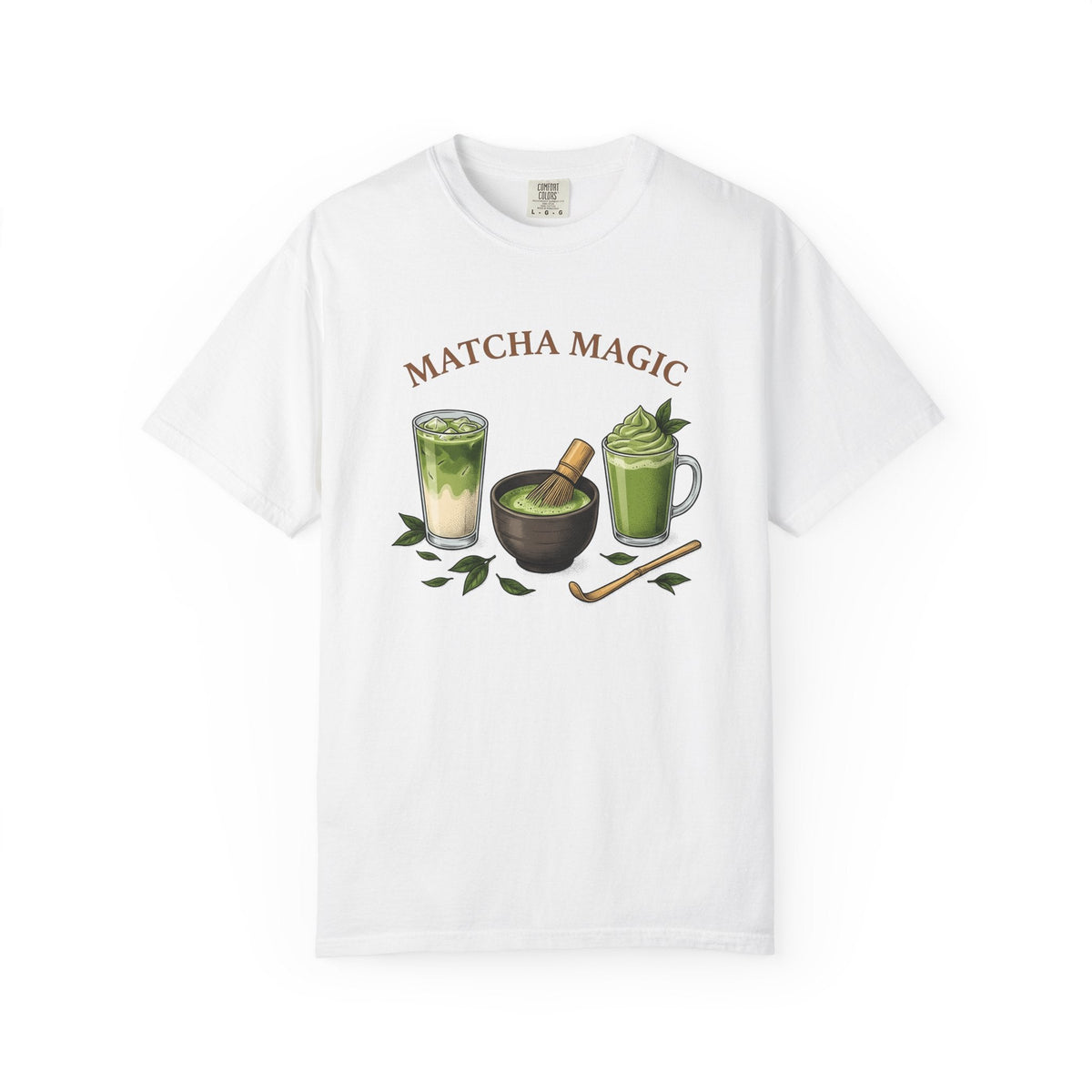 Matcha Latte Shirt Coffee Cooking Unisex Gift Old School product image 1