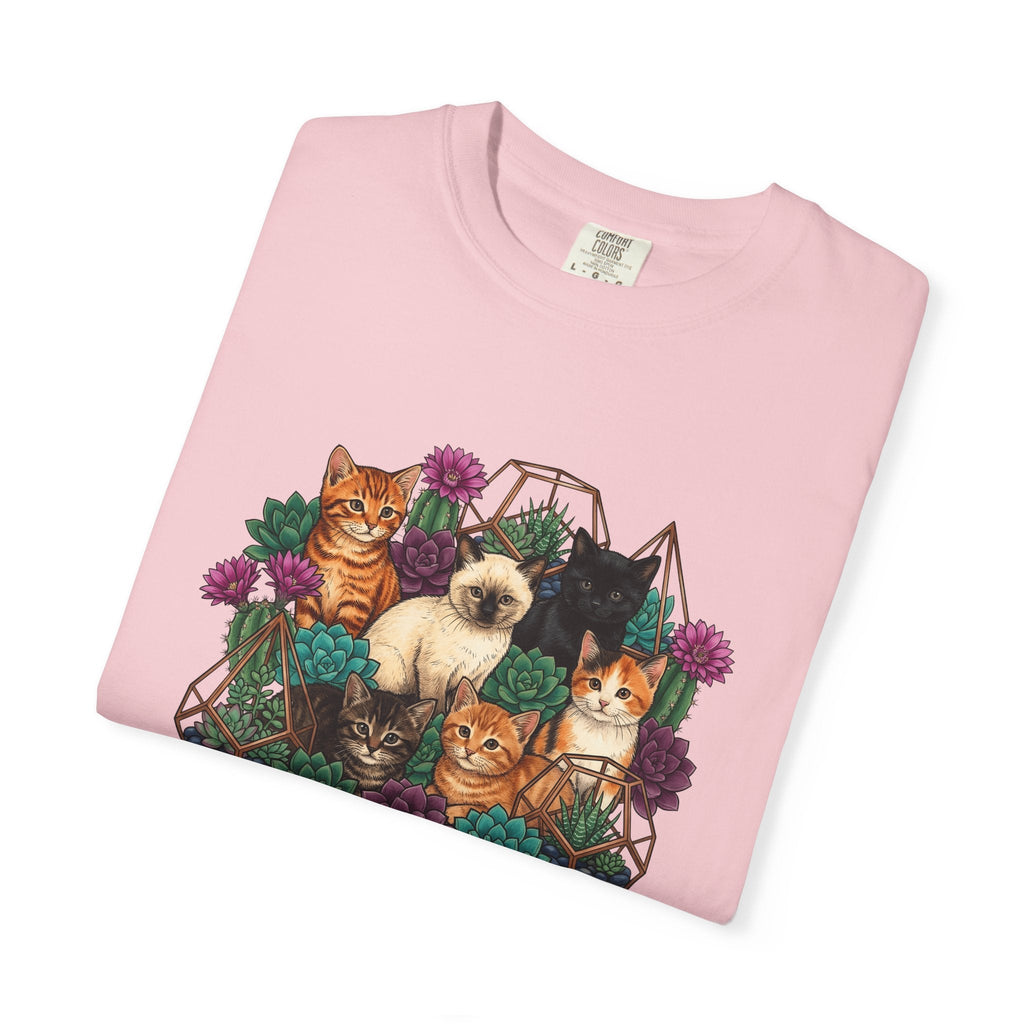 Cats Cluster Shirt Cat Bouquet Gift Women Leafy Tee Kittens product image 11