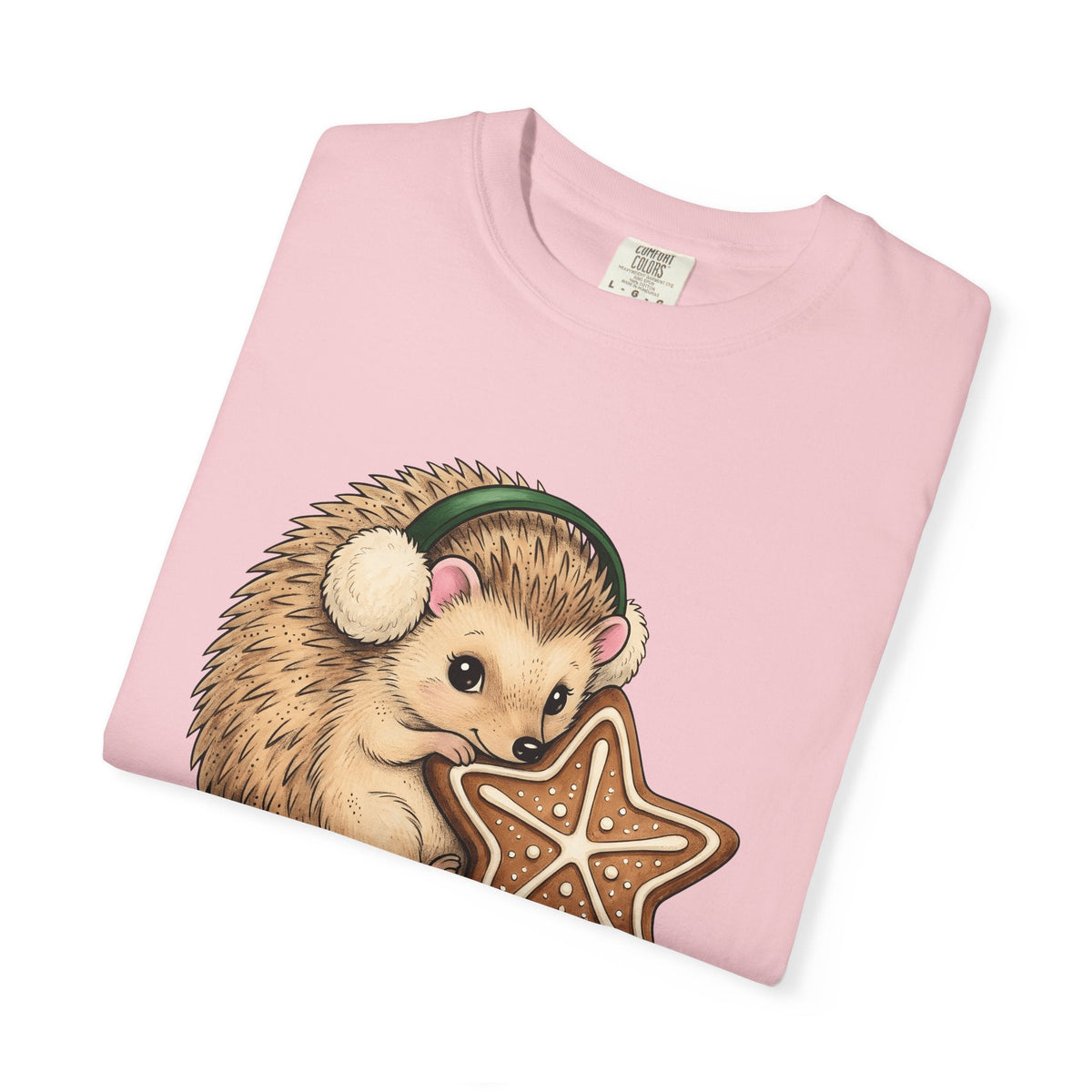 Hedgehog Cookie Shirt Animals Holiday Unisex Gift Cute Tee product image 11