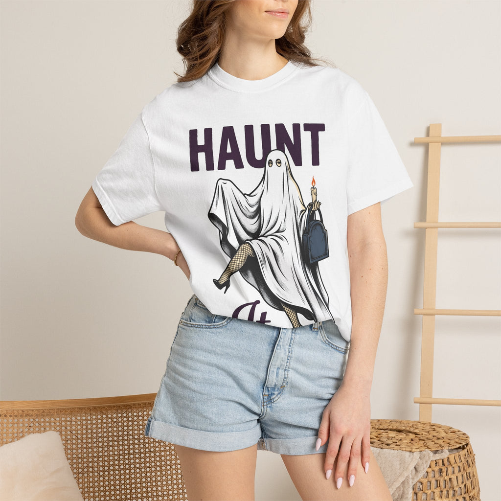 Ghost Dress Classic T-Shirt – Spooky Halloween Specter product image 6