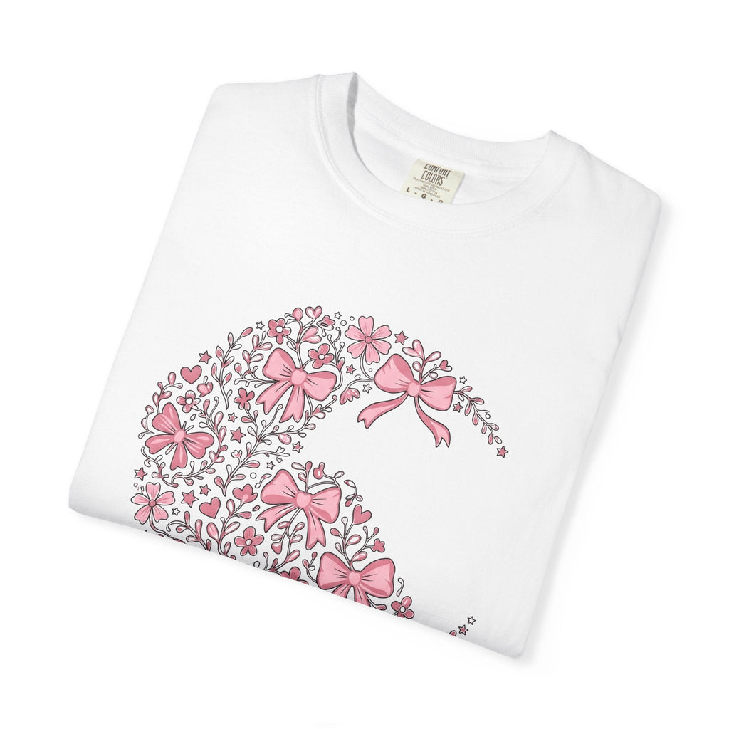 Blossom Bow Heart Shirt St. Valentine's Day Romance Unisex product image 5
