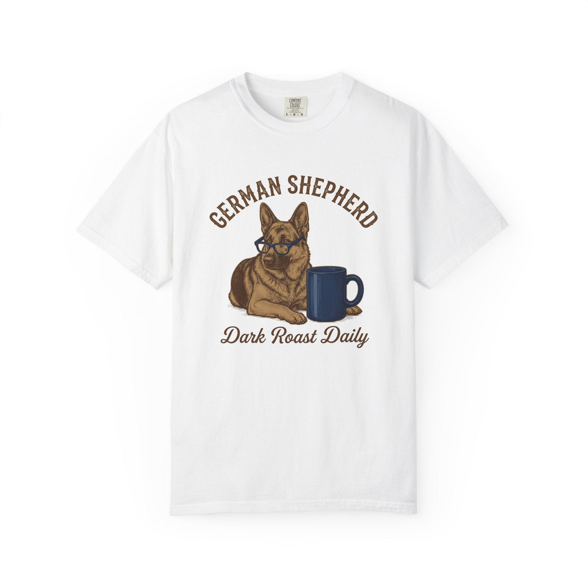 German Shepherd Pet Shirt Dog Latte Unisex Gift Classic Tee product image 1