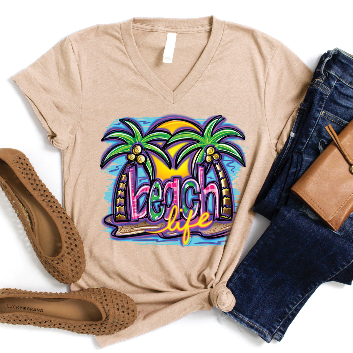 Beach Life V-Neck