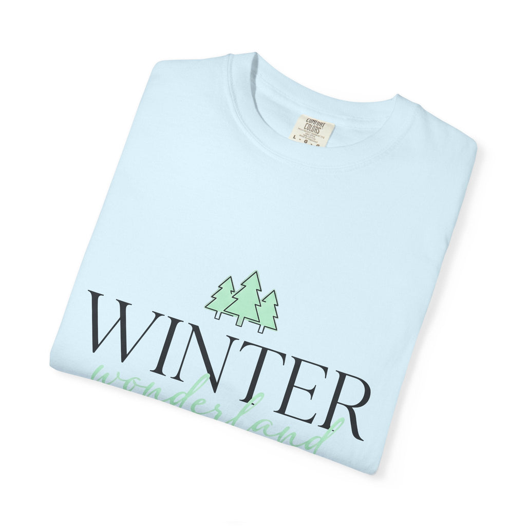 Spruce Trees Shirt Holiday Frost Unisex Gift Plain Tee product image 8
