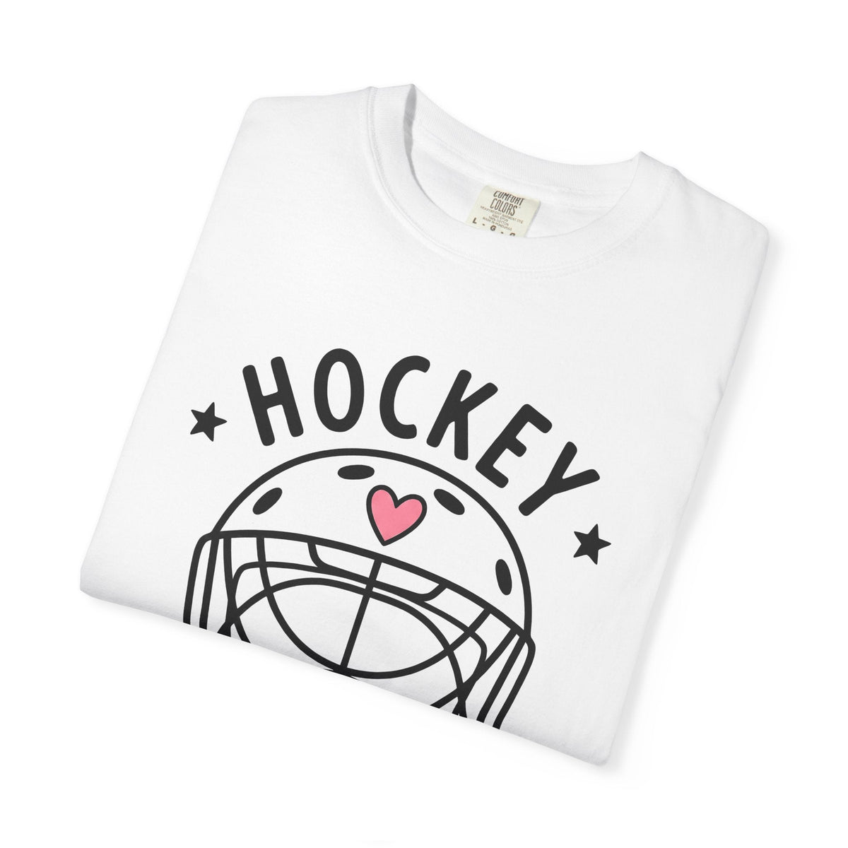 Hockey Helmet Shirt Moms Sports Gift for Women Cute Tee product image 5