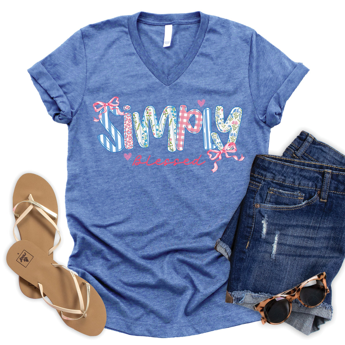 Simply Blessed V-Neck