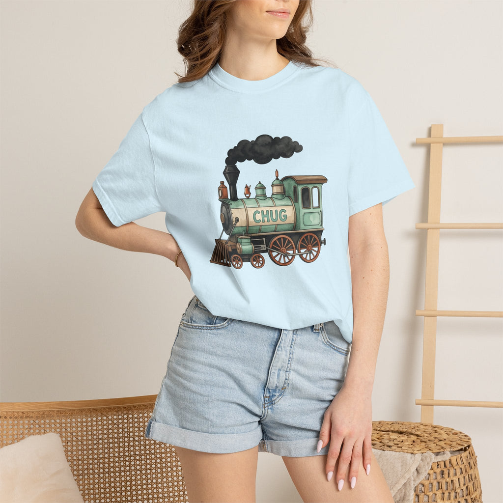 Steam Locomotive Shirt Trains Vehicles Unisex Gift Retro product image 9