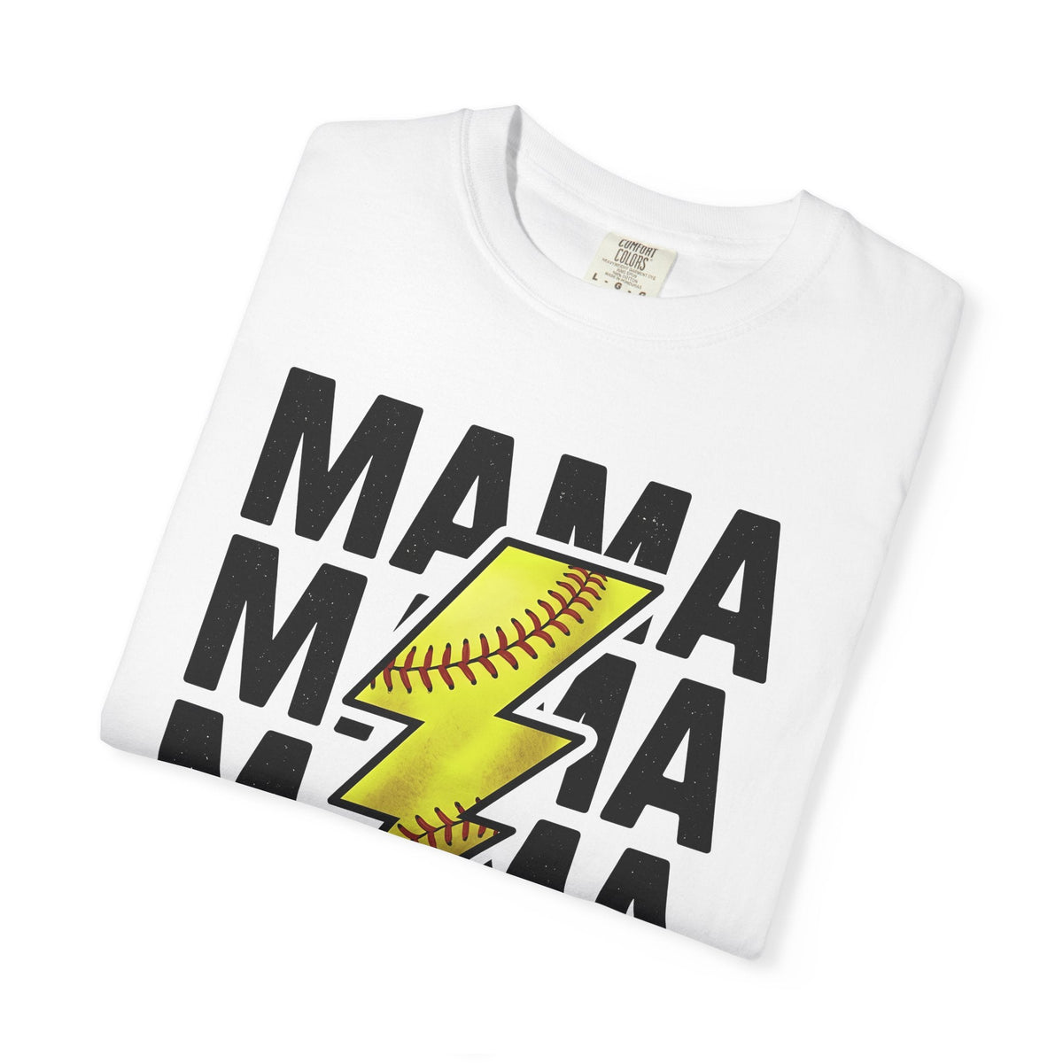 Softball Flash Bolt Shirt Moms Workout Gift for Women Heavy product image 5