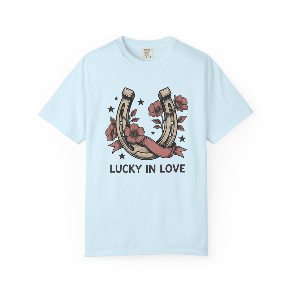 Horseshoe Floral Shirt Valentines Day Romance Unisex Gift product image 2