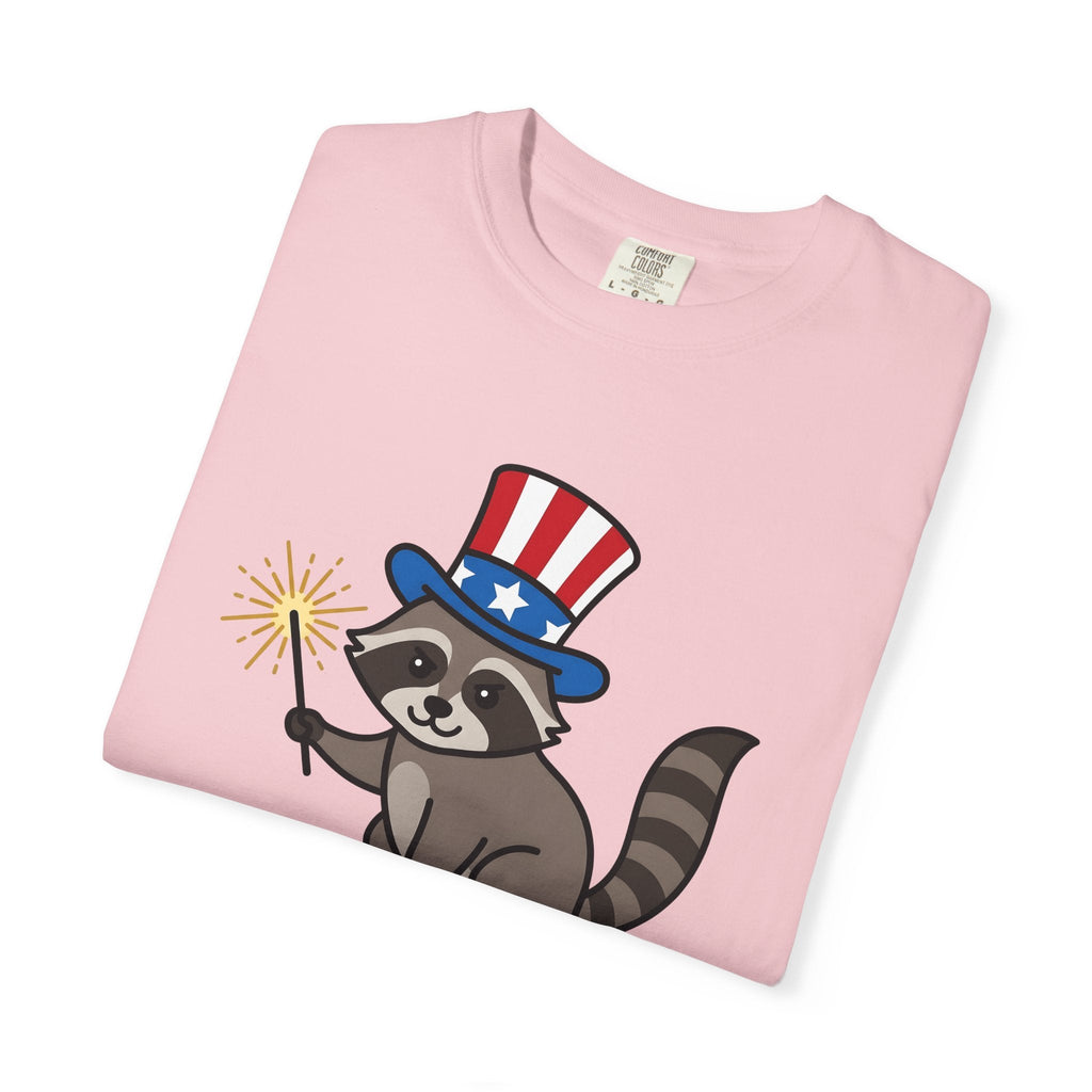 Raccoon Shirt 4th Of July Animal Unisex Gift Cartoon Tee product image 11