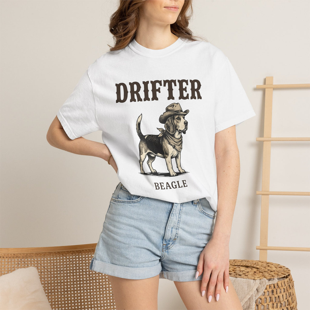 Beagle Ranch Dog Shirt Prairie Unisex Gift Cartoon Tee product image 6