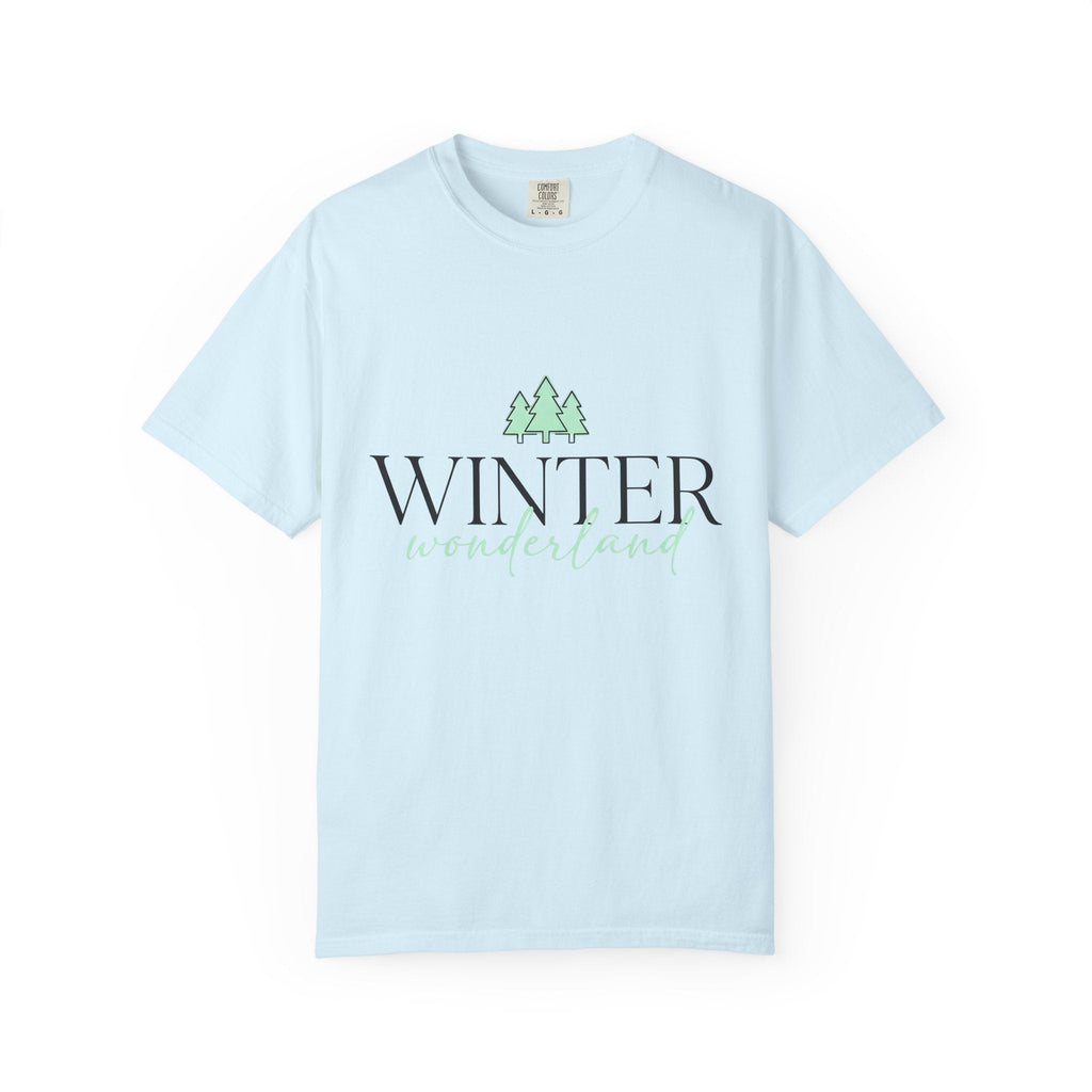 Spruce Trees Shirt Holiday Frost Unisex Gift Plain Tee product image 2