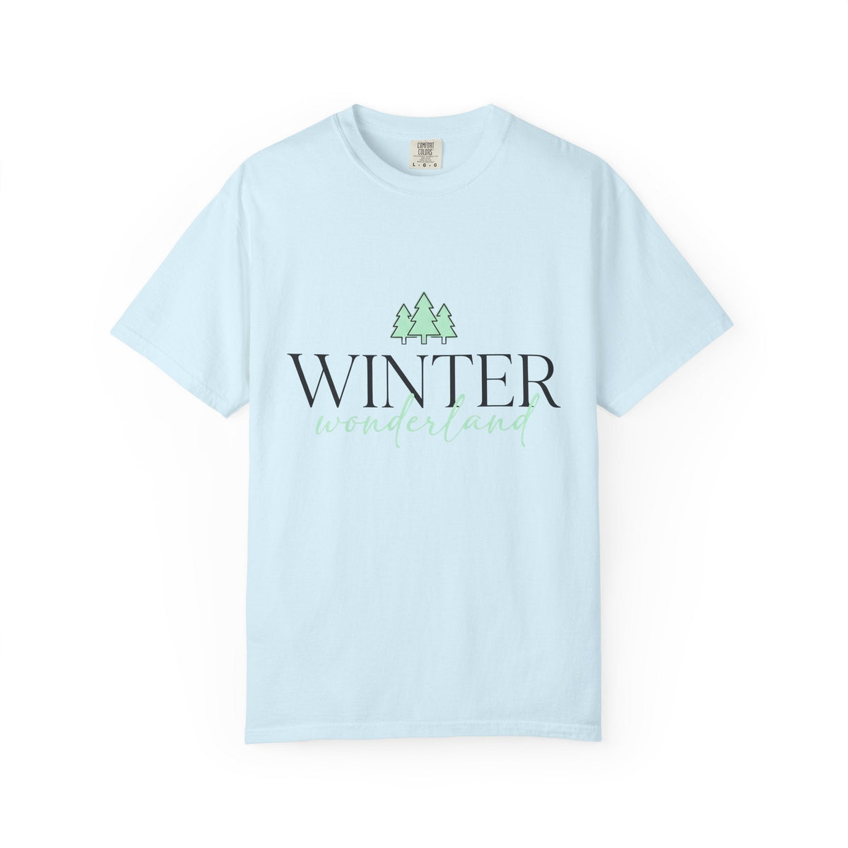 Spruce Trees Shirt Holiday Frost Unisex Gift Plain Tee product image 2
