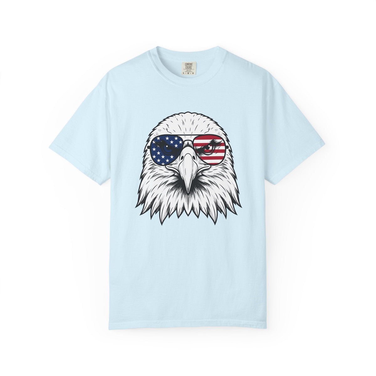 Bald Eagle Shirt America Flag Unisex Gift Illustration Tee product image 2