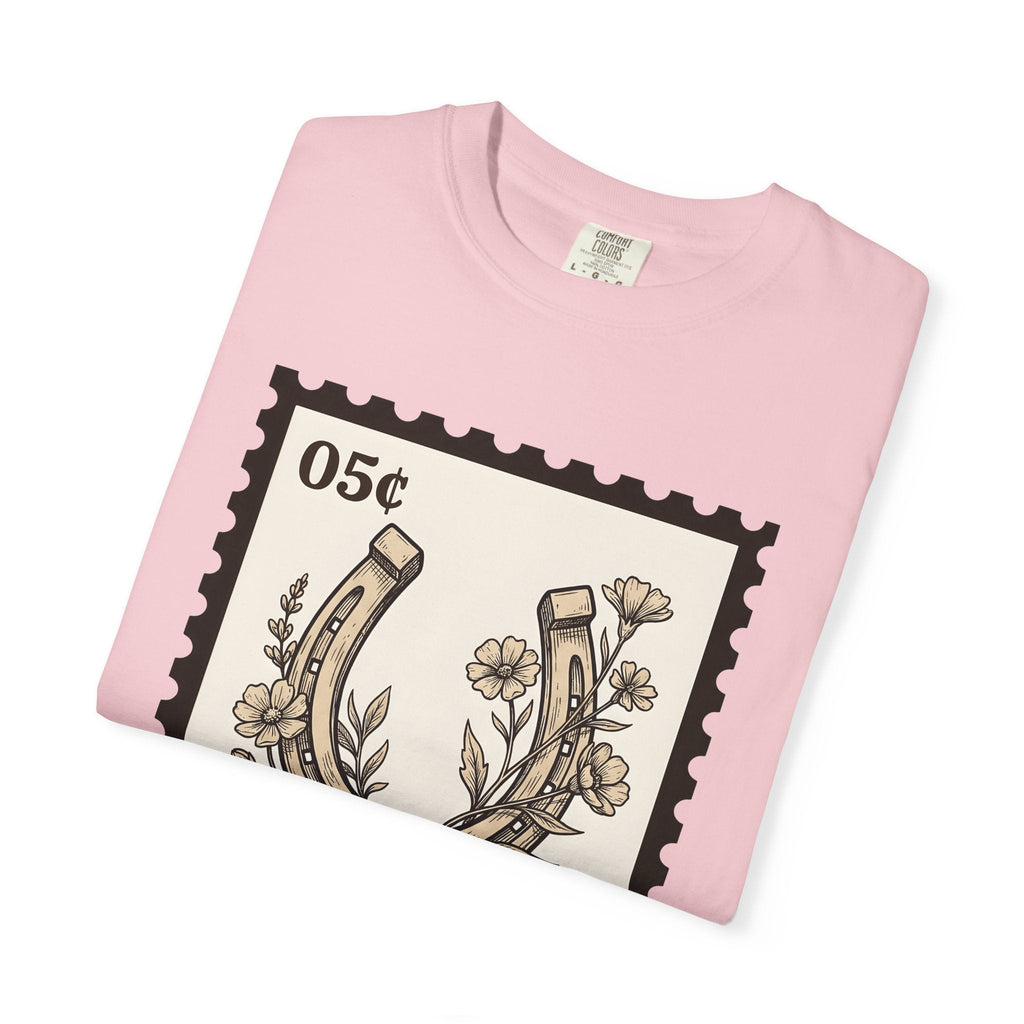 Horseshoe Floral Shirt Cowgirl Western Gift Women Boho Tee product image 11