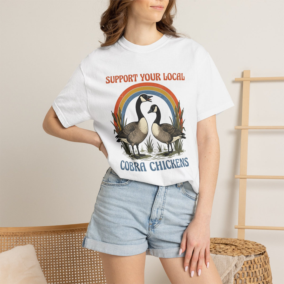 Canada Goose Retro T-Shirt – Funny Wildlife Bird Humor product image 6