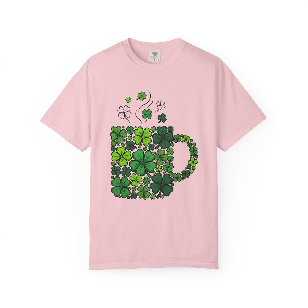 Clover Cup Shirt St. Patrick's Day Tea Unisex Gift Sketch Tee Mug T-Shirt