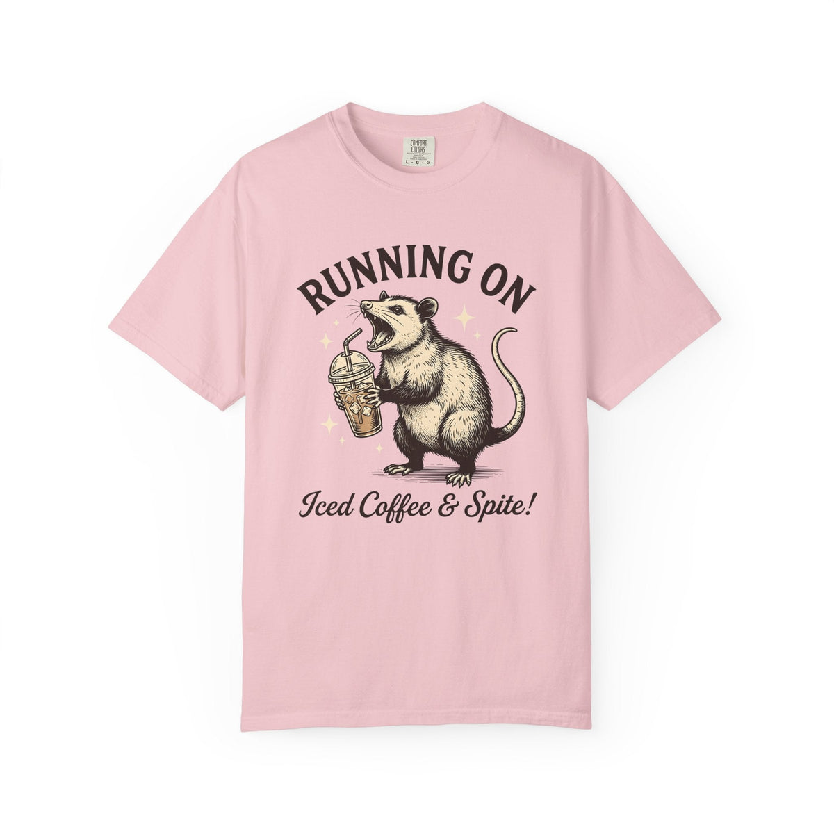 Possum Cafe Shirt Coffee Creatures Unisex Gift Antique Tee product image 3