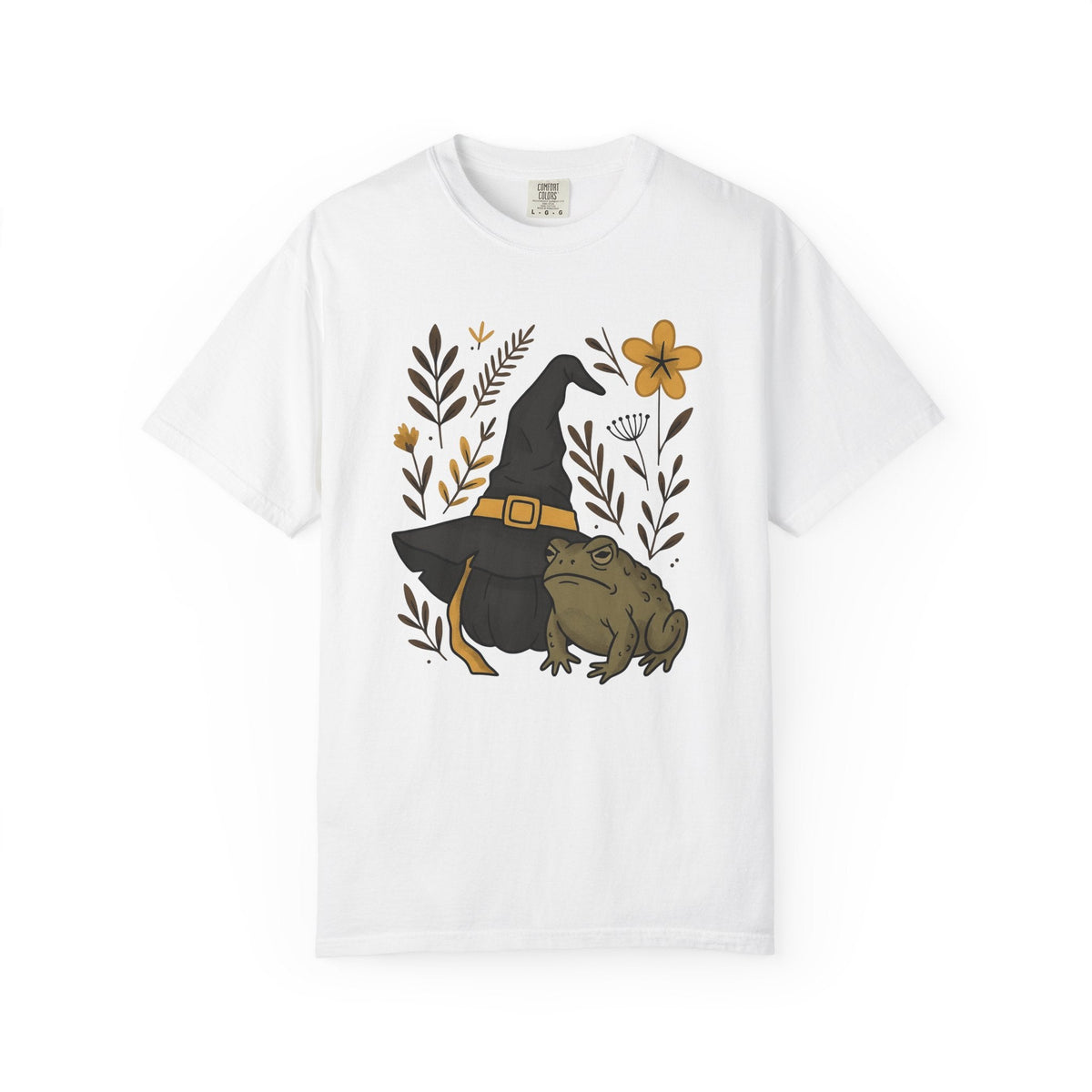 Toad Witch Hat Shirt Halloween Witch Unisex Gift Bohemian Tee Witch Hat T-Shirt